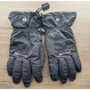 Marmot Gloves Men’s Medium Black Goretex Randonnee Ski Snowboarding Outdoors